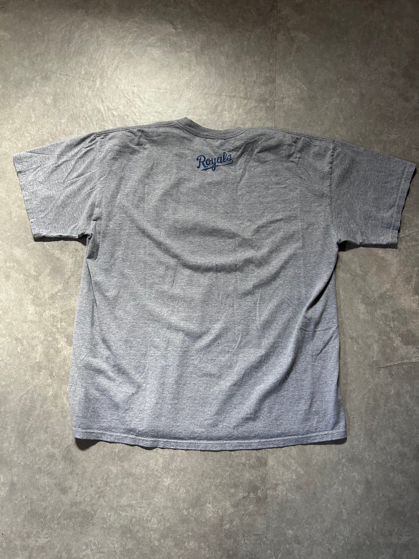 2000s Vintage Kansas City Royals Nike Center Swoosh Gray T Shirt - XXL - XXL | Martin City Vintage
