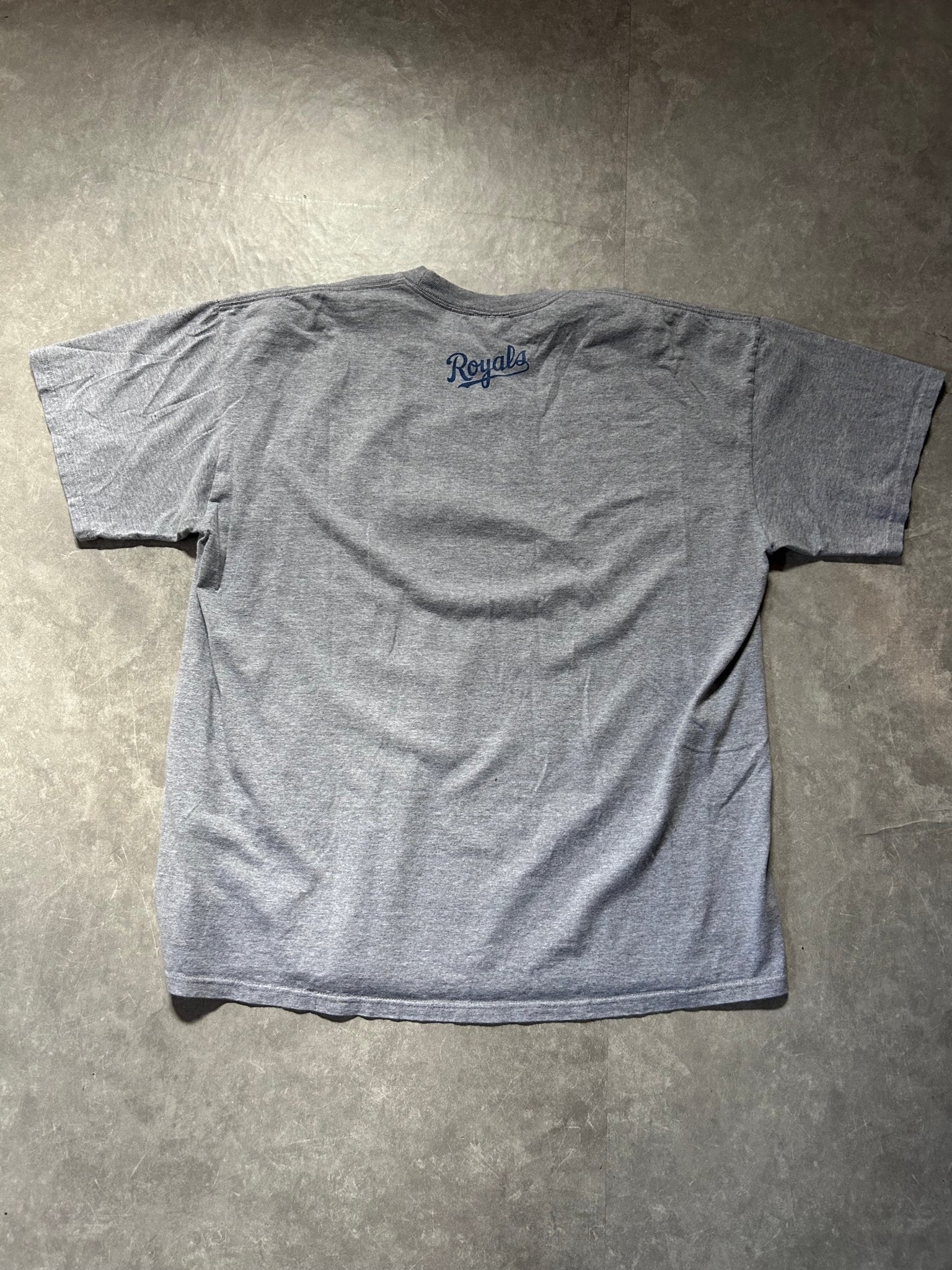 2000s Vintage Kansas City Royals Nike Center Swoosh Gray T Shirt - XXL - XXL | Martin City Vintage