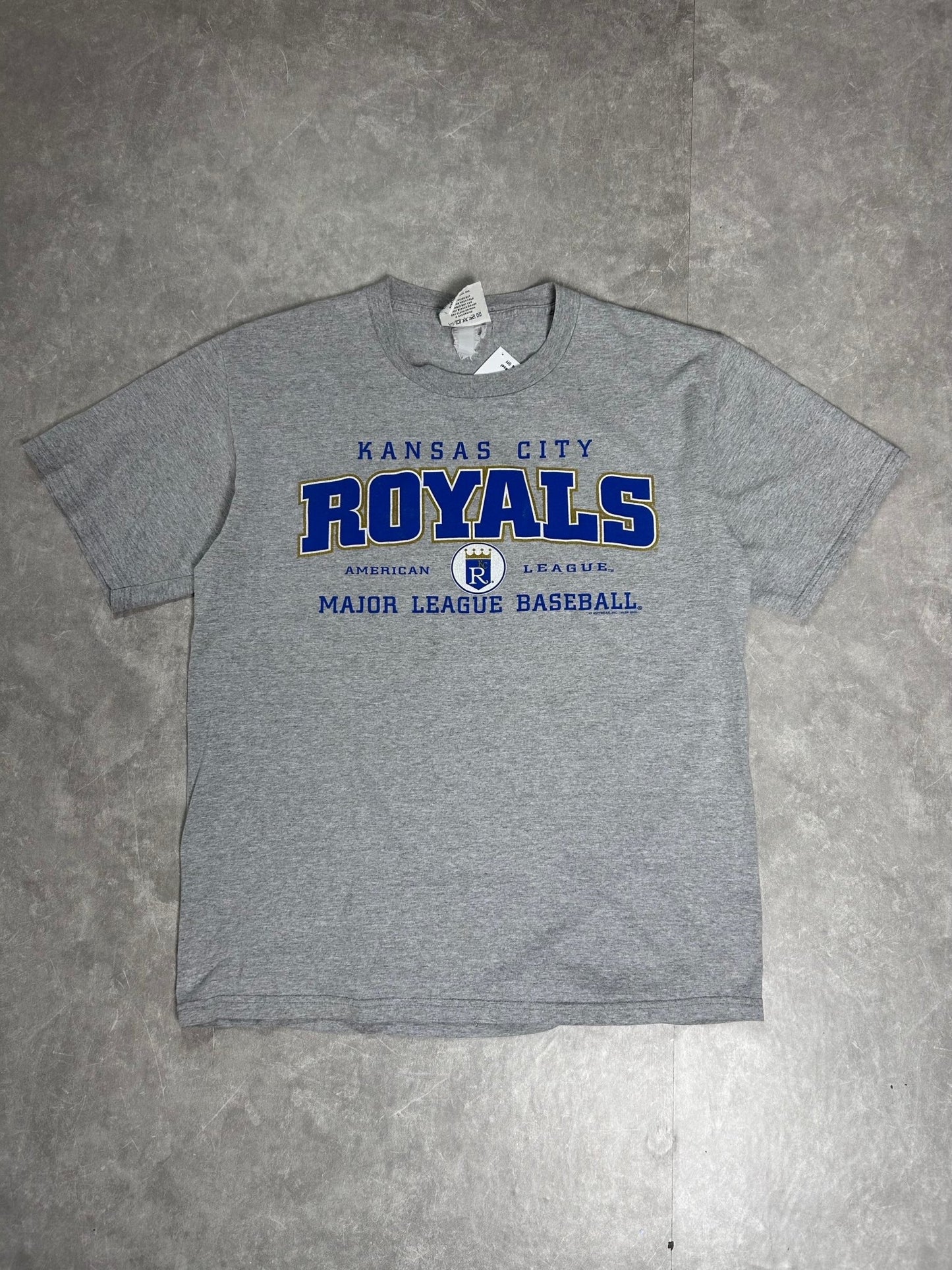 2000 vintage Kansas City Royals Lee Sport Gray T Shirt - L - L | Martin City Vintage