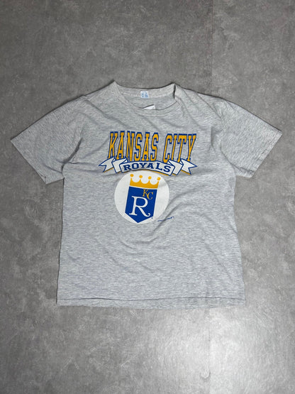 1988 Vintage Kansas City Royals Heather Gray T Shirt - L - L | Martin City Vintage