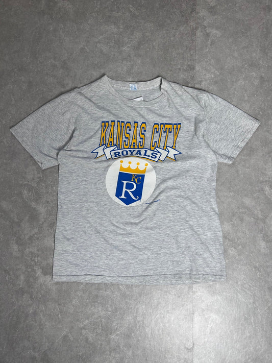1988 Vintage Kansas City Royals Heather Gray T Shirt - L - L | Martin City Vintage