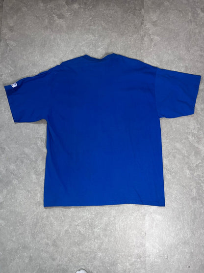 90s Vintage Kansas City Royals Pin Stripe Blue T Shirt - XL - XL | Martin City Vintage