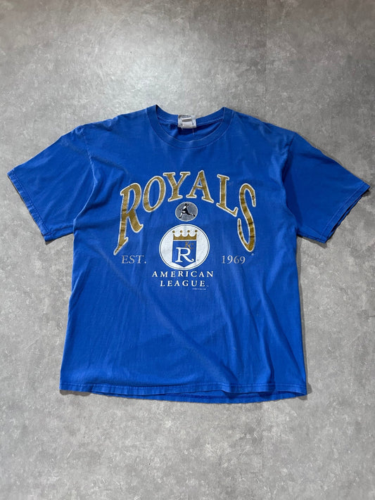 90s Vintage Kansas City Royals Lee Sport Blue T Shirt - XL - XL | Martin City Vintage