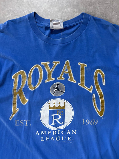 90s Vintage Kansas City Royals Lee Sport Blue T Shirt - XL - XL | Martin City Vintage
