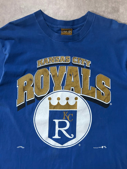90s Vintage Kansas City Royals Nutmeg Blue T Shirt - L - L | Martin City Vintage