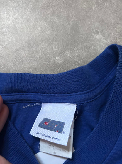 90s Vintage Kansas City Royals Gold Script Mike Sweeney Blue T Shirt - M - M | Martin City Vintage