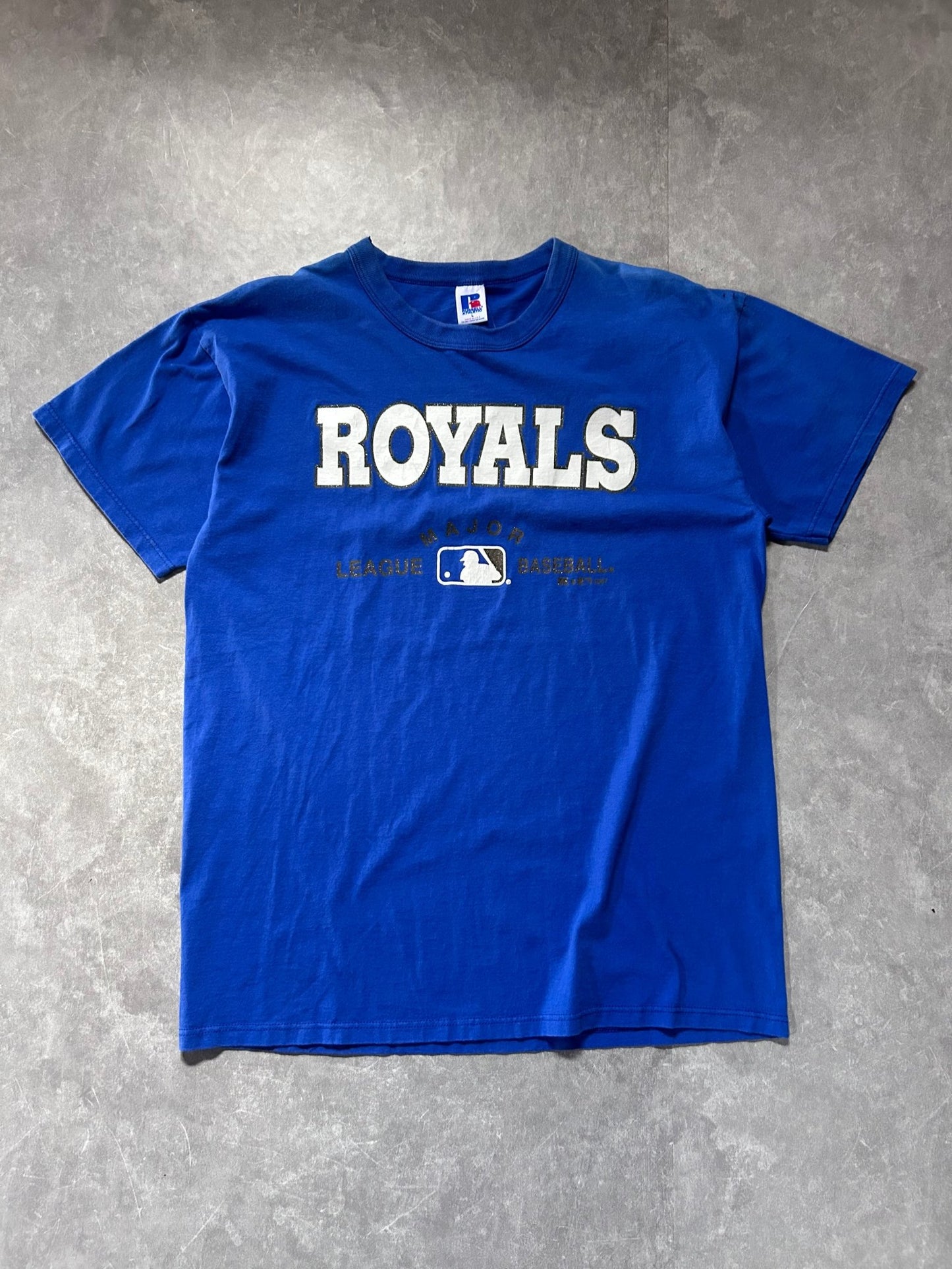 1991 Vintage Kansas City Royals Russell Blue T Shirt - L - L | Martin City Vintage