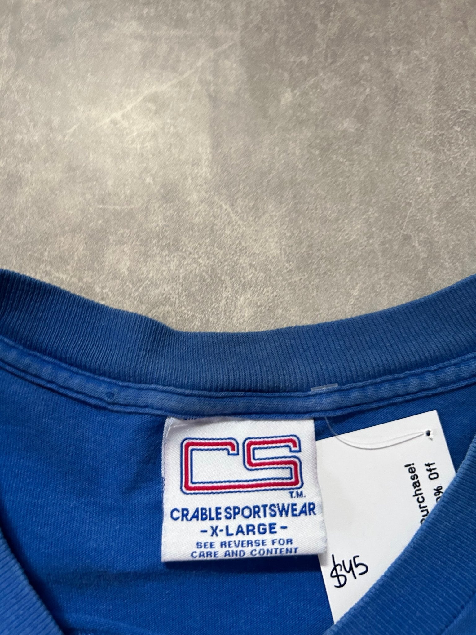 90s Vintage Kansas City Royals Embroidered Blue T Shirt - XL - XL | Martin City Vintage