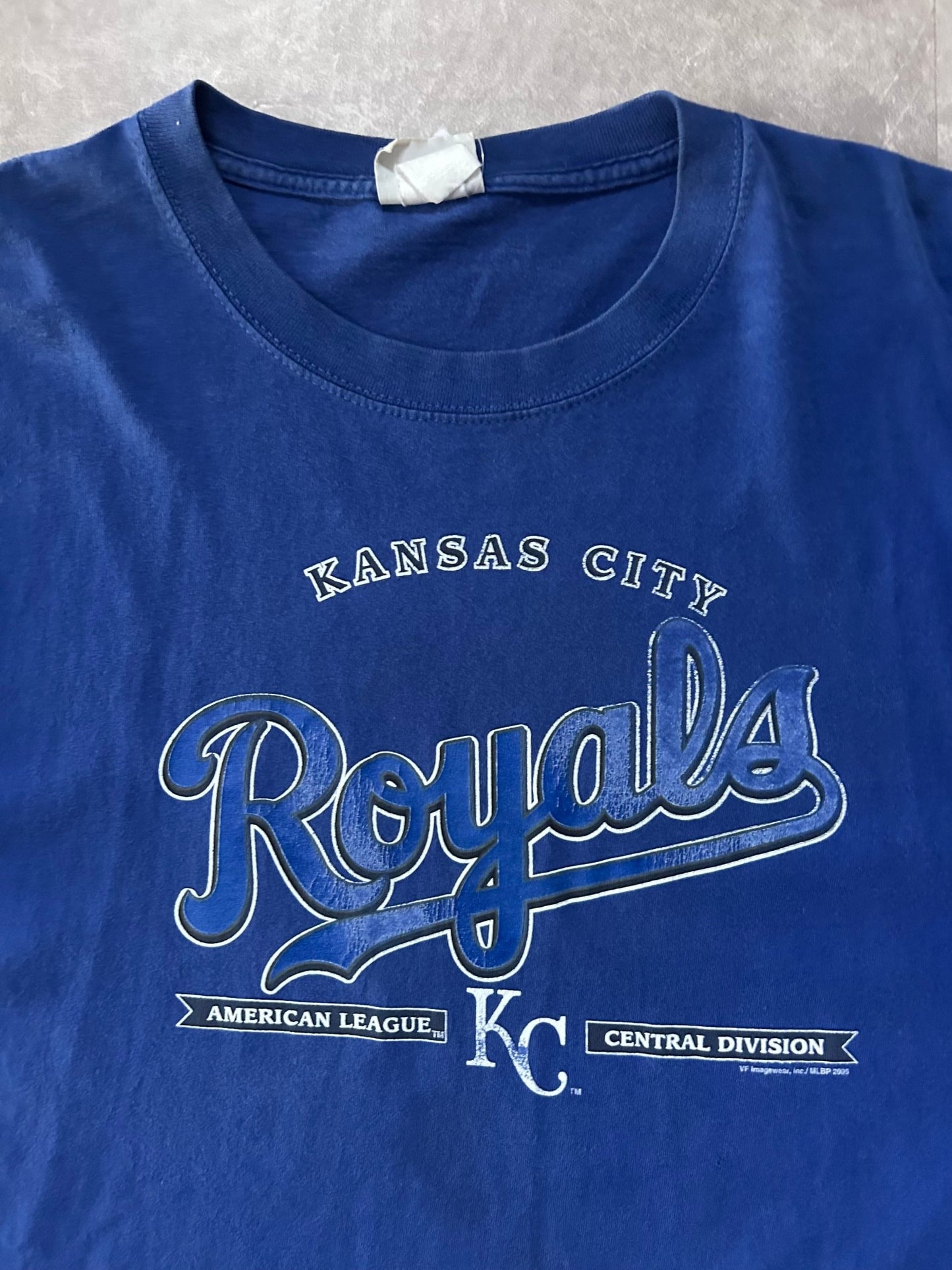2000s Vintage Kansas City Royals Blue Script Blue T Shirt - L - L | Martin City Vintage