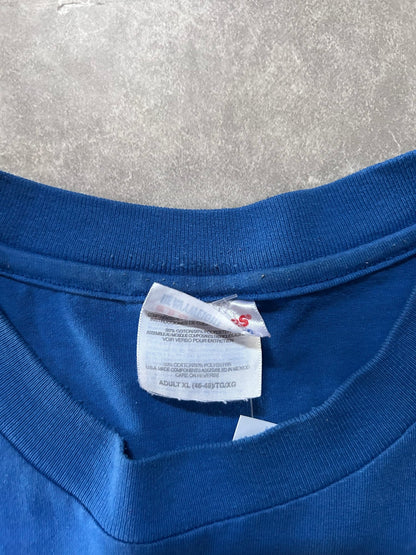 90s Vintage Kansas City Royals White Letters Blue T Shirt - XL - XL | Martin City Vintage