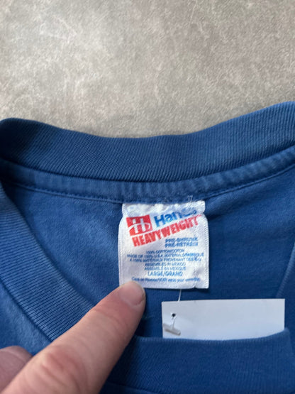 90s Vintage Kansas City Royals Swing Blue T Shirt - XL - XL | Martin City Vintage