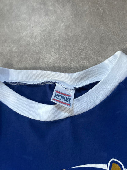 90s Vintage Kansas City Royals White Collar Blue T Shirt - L - L | Martin City Vintage