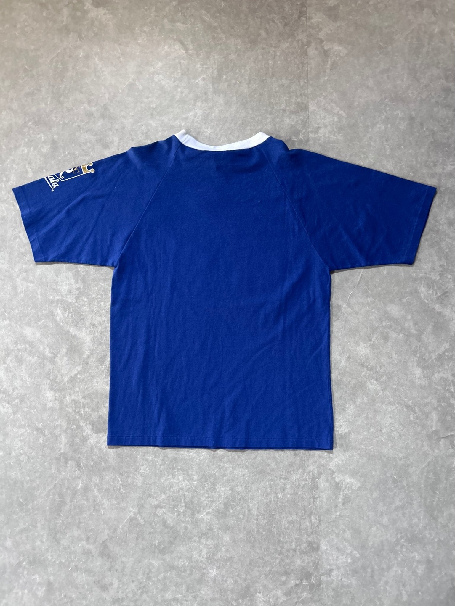 90s Vintage Kansas City Royals White Collar Blue T Shirt - L - L | Martin City Vintage