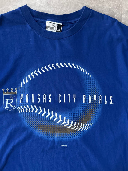 90s Vintage Kansas City Royals Puma Blue T Shirt - M - M | Martin City Vintage