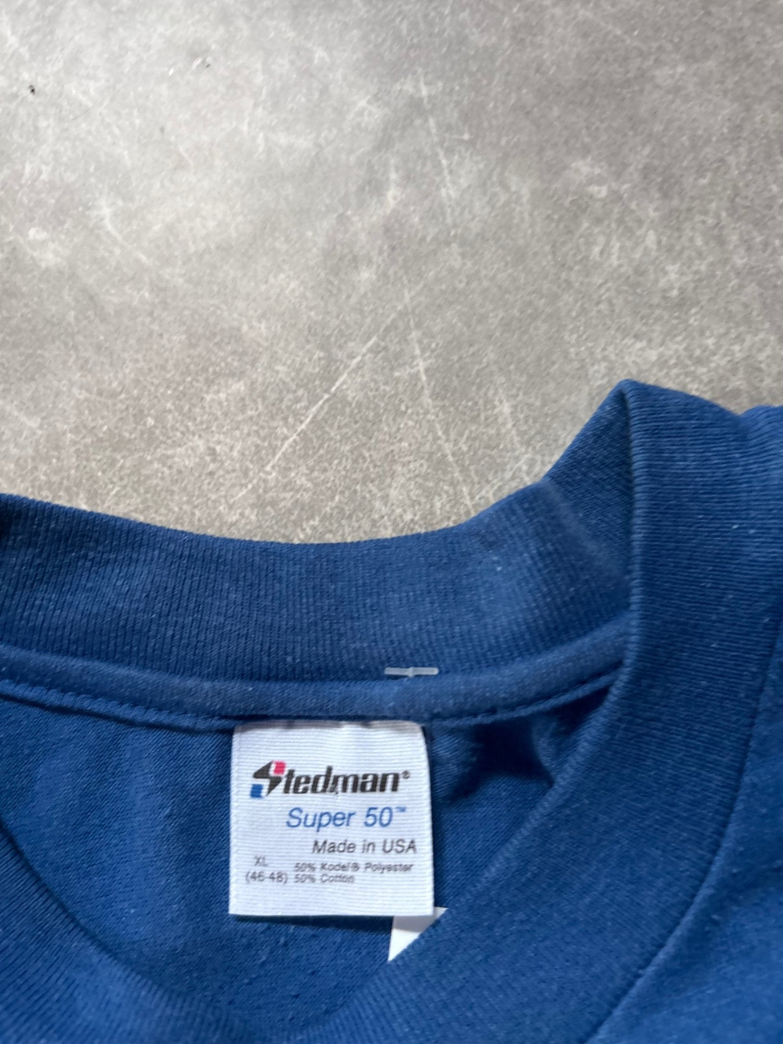 90s Vintage Kansas City Royals Grid Blue T Shirt - XL - XL | Martin City Vintage