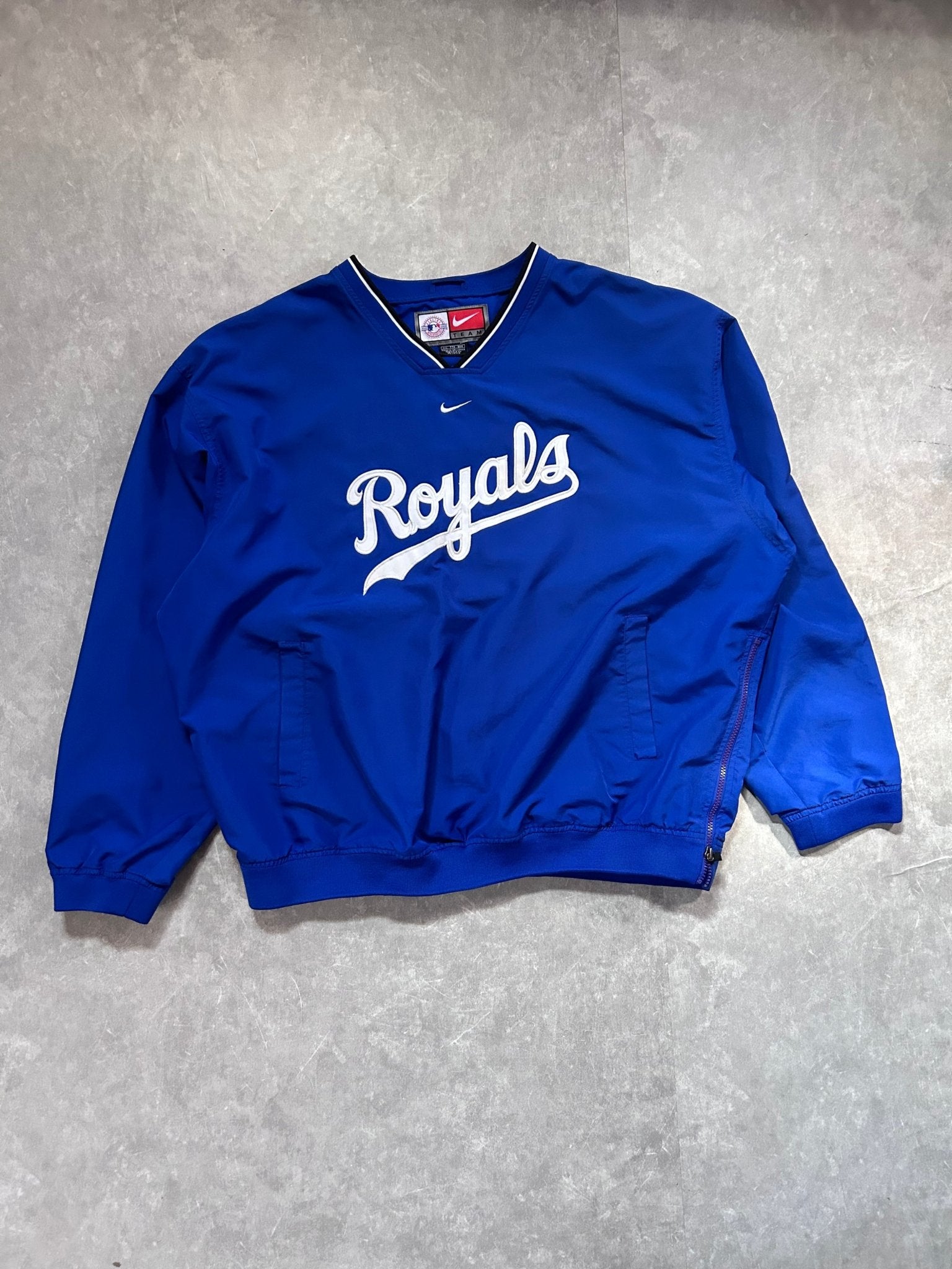 2000s Vintage Kansas City Royals Nike Blue Pullover - XXL - XXL | Martin City Vintage