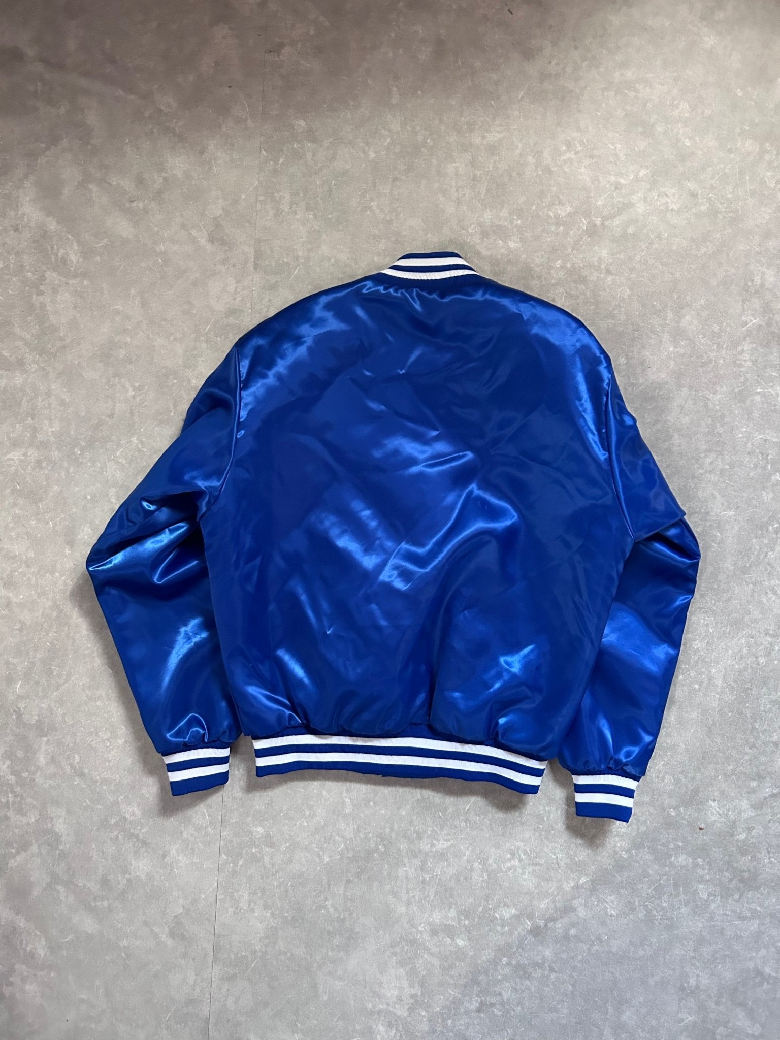 90s Vintage Kansas City Royals Swingster Blue Satin Jacket - M - M | Martin City Vintage
