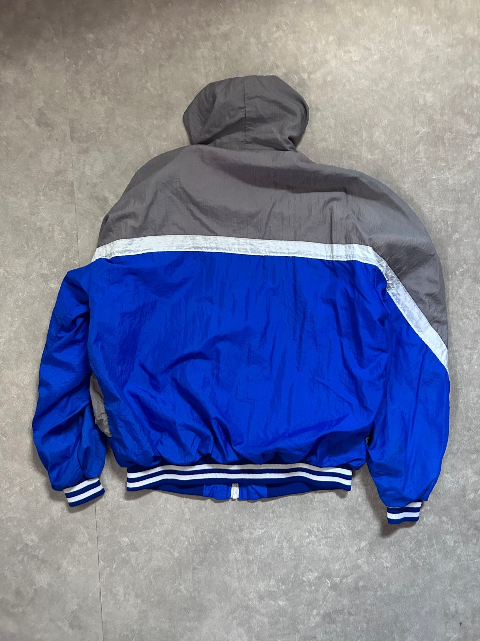 90s Vintage Kansas City Royals Blue/Gray Zip Up Hoodie - XL - XL | Martin City Vintage