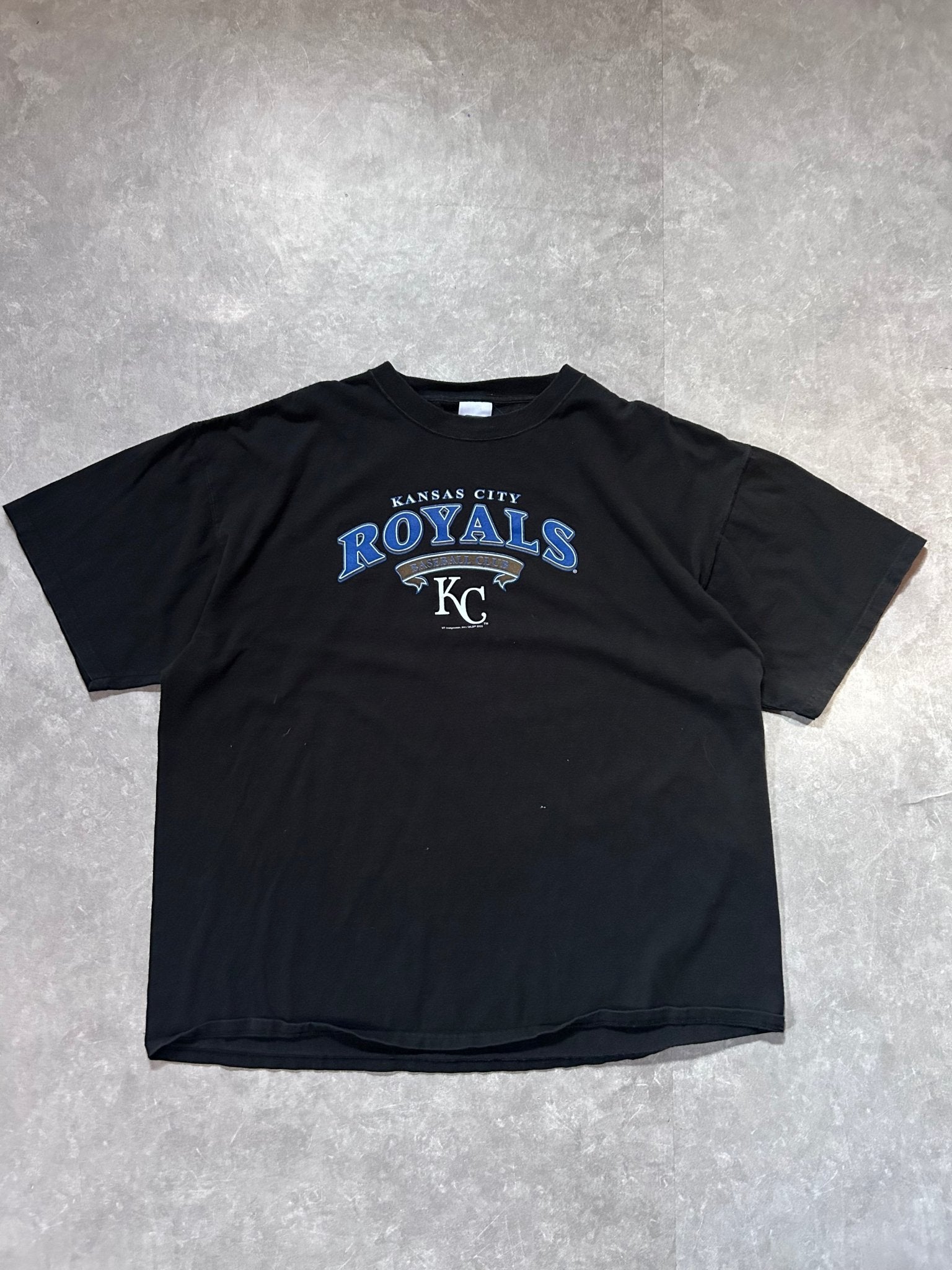 2000s Vintage Kansas City Royals Black T Shirt - XXL - XXL | Martin City Vintage