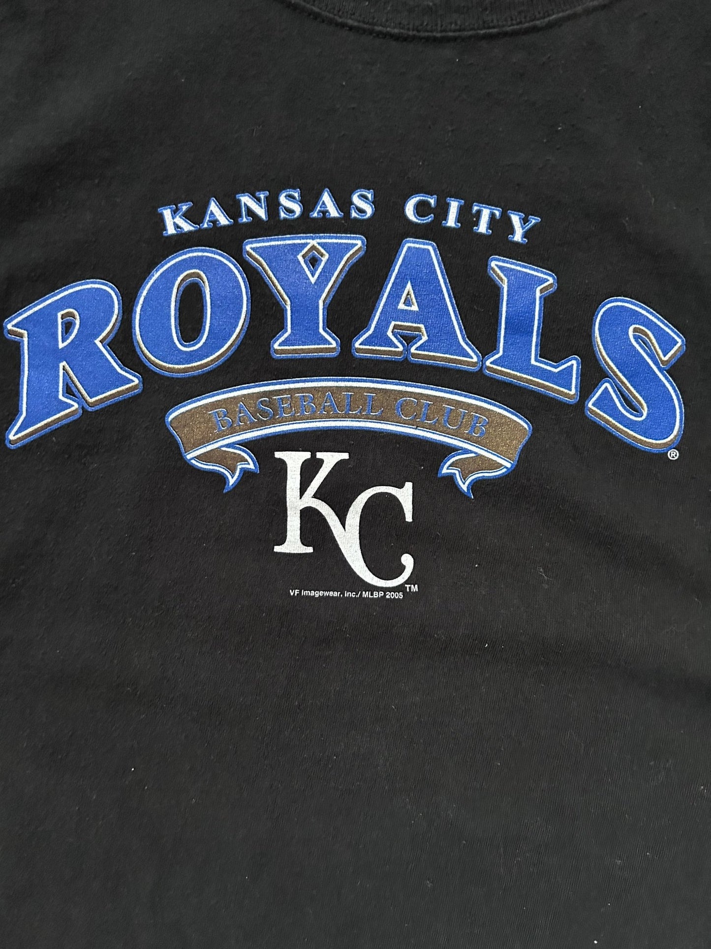 2000s Vintage Kansas City Royals Black T Shirt - XXL - XXL | Martin City Vintage