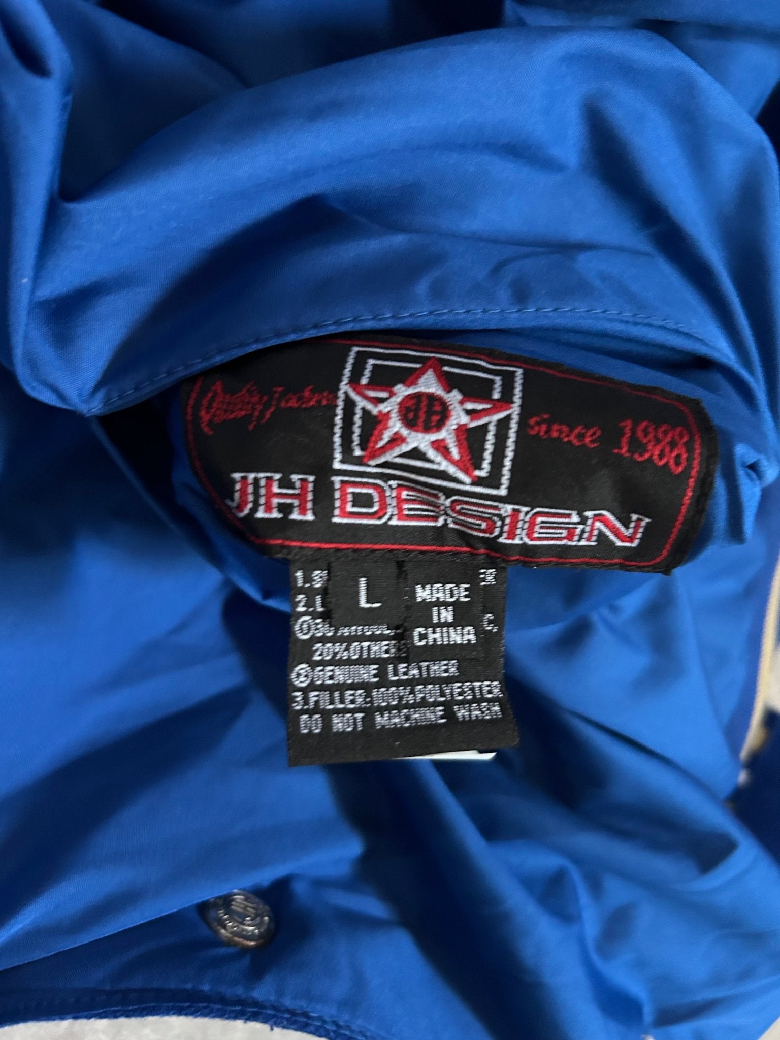 2000s Vintage Kansas City Royals Jeff Hamilton Reversible Blue Varsity Jacket - L - L | Martin City Vintage