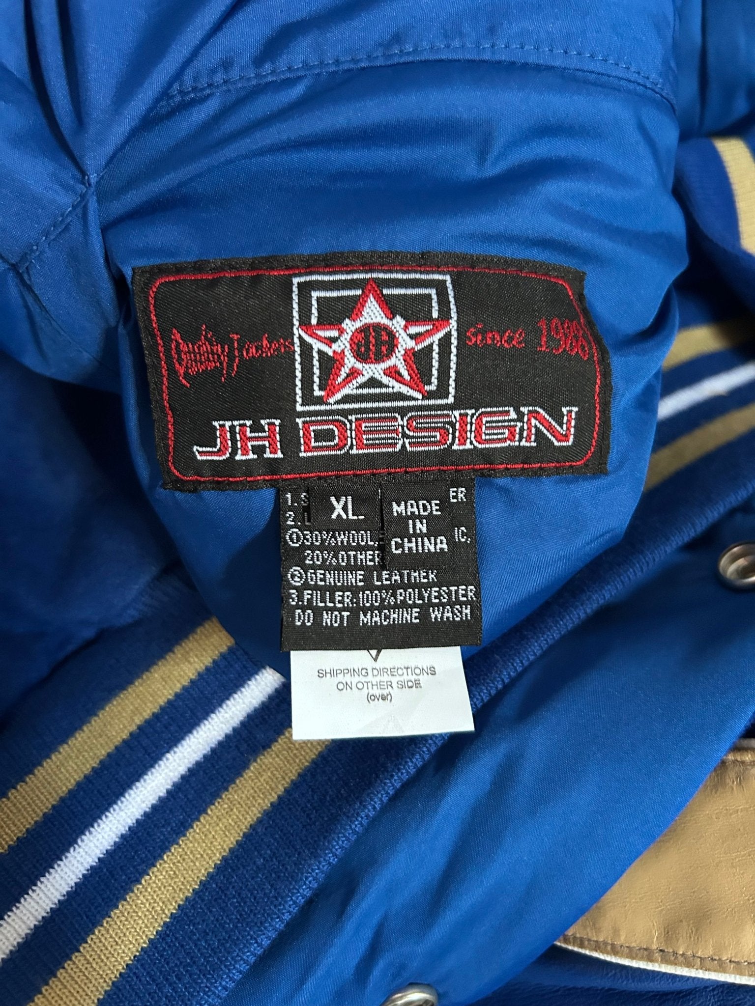 2000s Vintage Kansas City Royals Jeff Hamilton Reversible Blue Varsity Jacket - XL - XL | Martin City Vintage