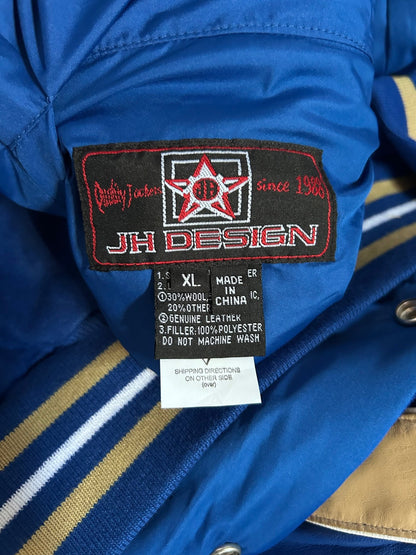 2000s Vintage Kansas City Royals Jeff Hamilton Reversible Blue Varsity Jacket - XL - XL | Martin City Vintage