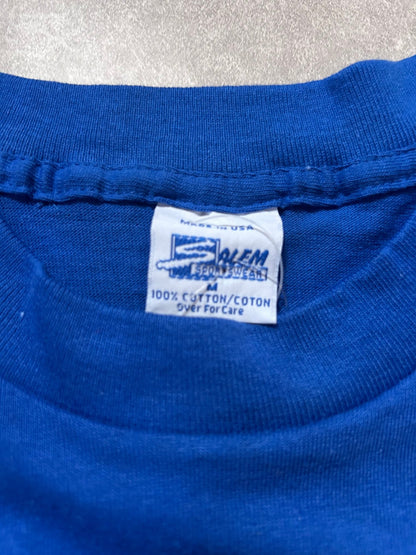 90s Vintage Kansas City Royals George Brett Caricature Blue T Shirt - M - M | Martin City Vintage