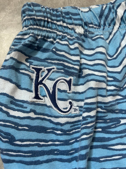 90s Vintage Kansas City Royals Zubaz Baby Blue Sweatpants - L - L | Martin City Vintage