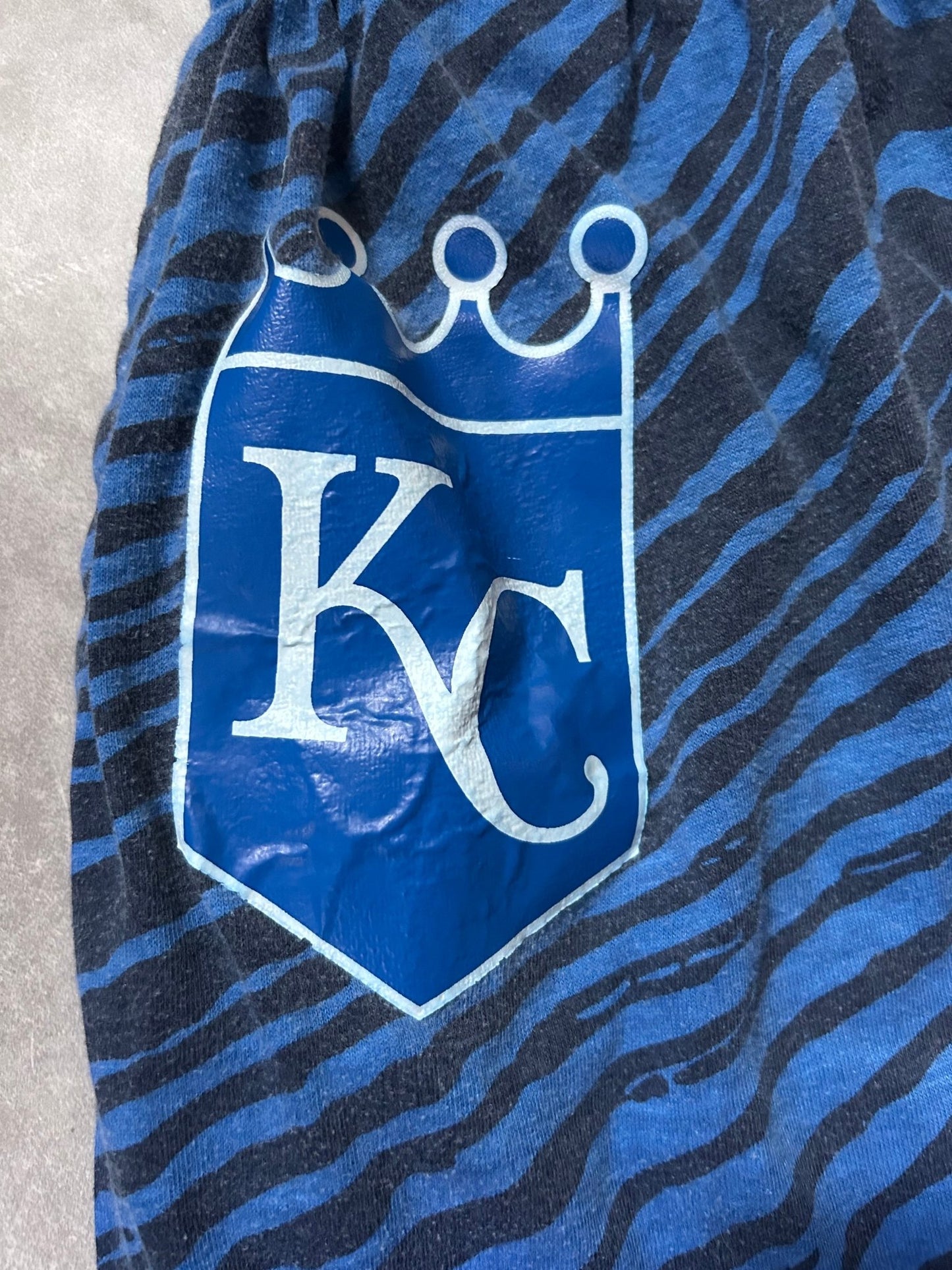 90s Vintage Kansas City Royals Blue/Black Zubaz Sweatpants - M - M | Martin City Vintage