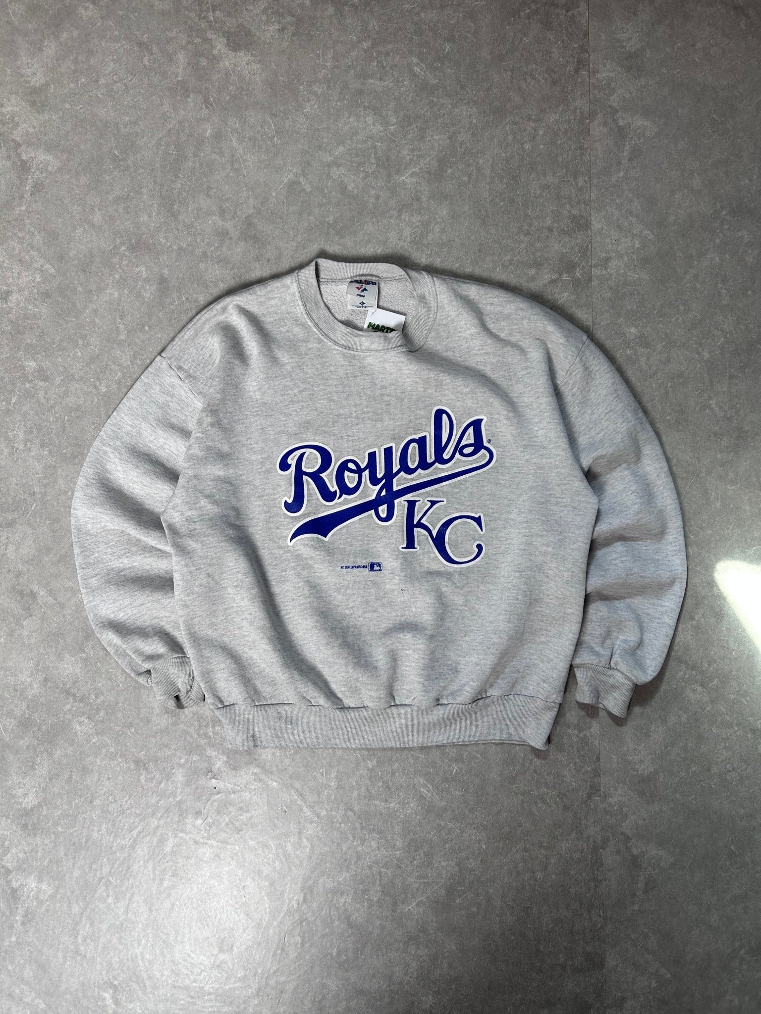 2000s Vintage Kansas City Royals Heather Gray Crewneck - XL - XL | Martin City Vintage