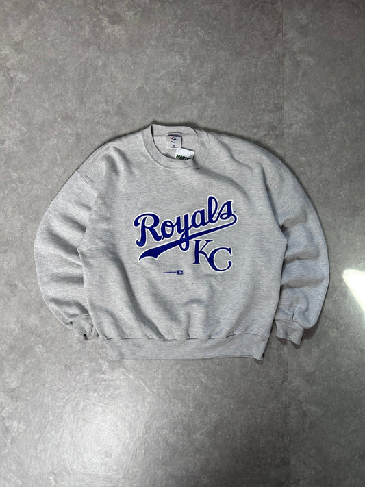 2000s Vintage Kansas City Royals Heather Gray Crewneck - XL - XL | Martin City Vintage
