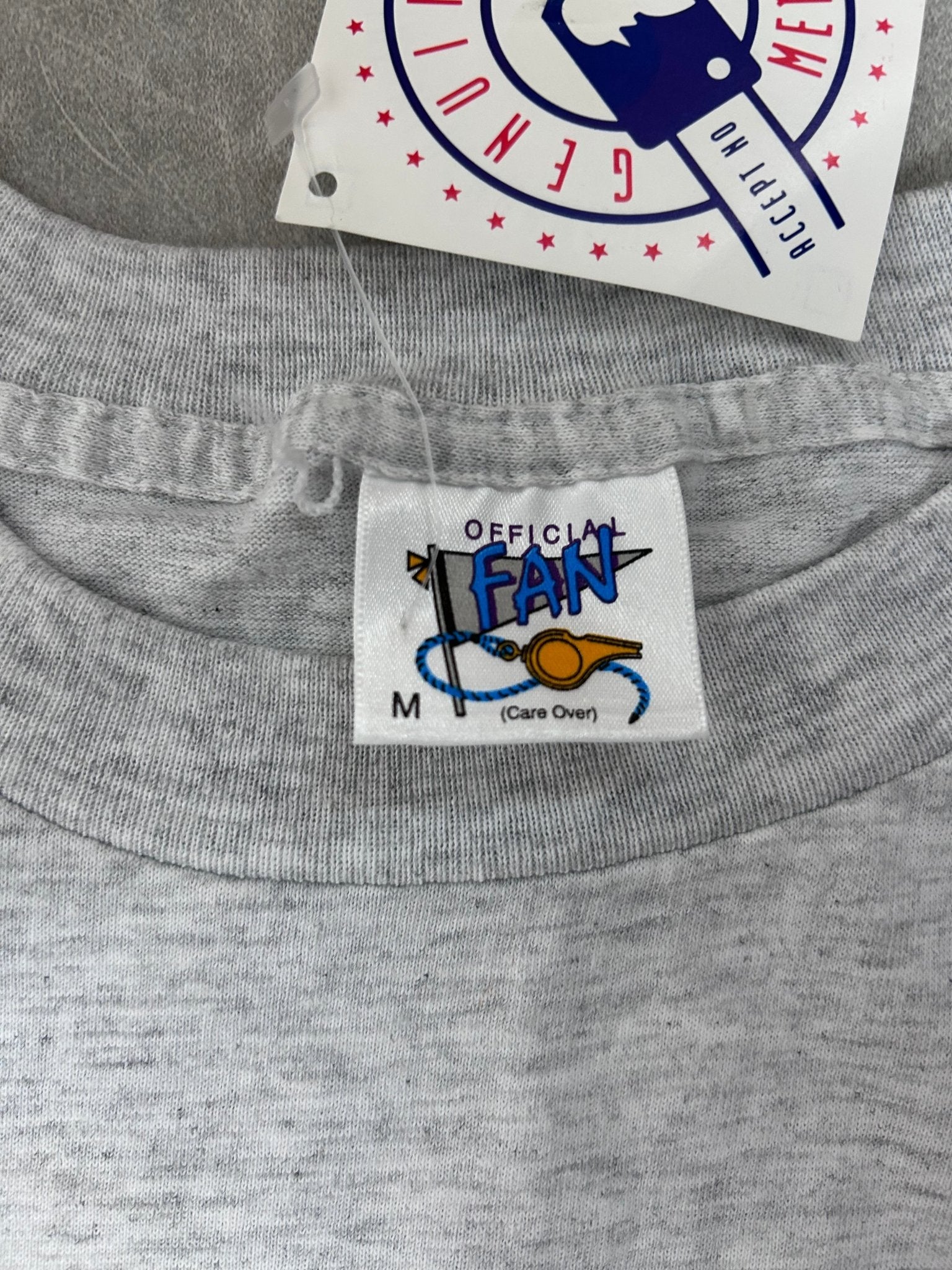 90s Vintage George Brett Caricature Heather Gray T Shirt - M - M | Martin City Vintage