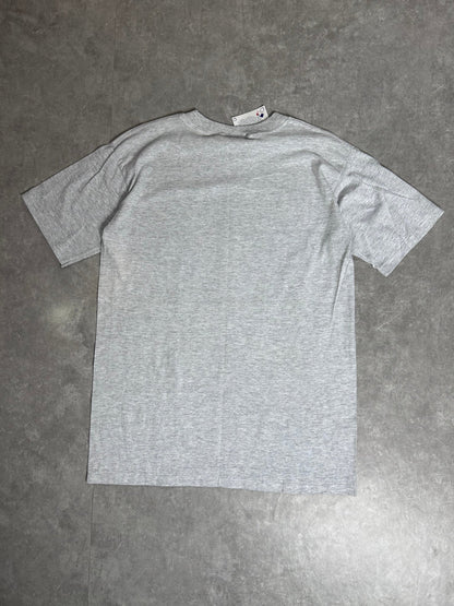 90s Vintage George Brett Caricature Heather Gray T Shirt - M - M | Martin City Vintage