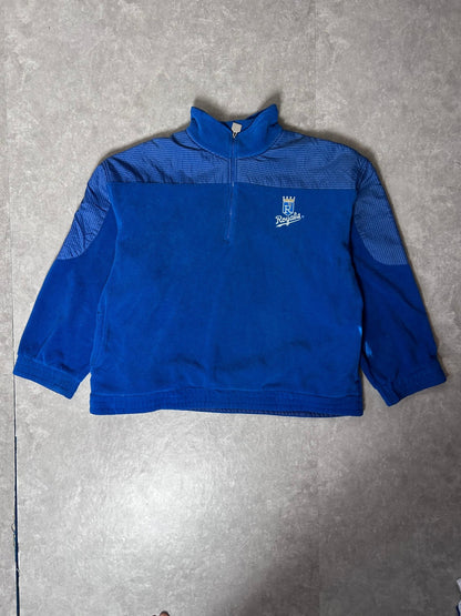 90s Vintage Kansas City Royals Logo Athletic Zip Up Jacket Size XXL - XXL | Martin City Vintage