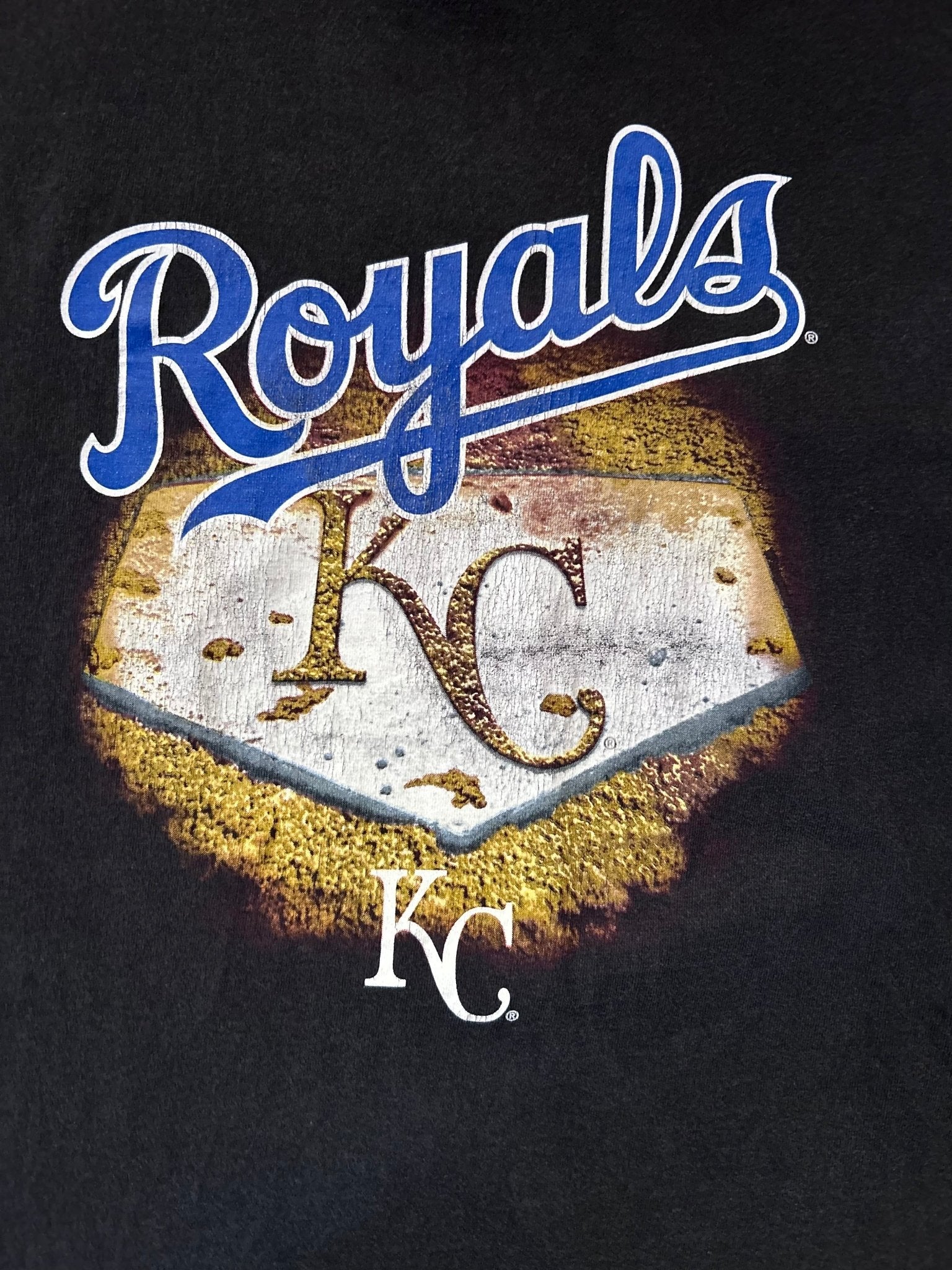 Kansas City Royals Black T Shirt - L - L | Martin City Vintage