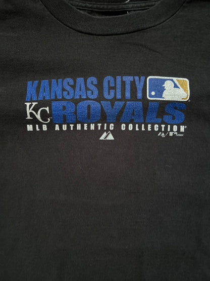 2000s Vintage Kansas City Royals Black T Shirt - M - M | Martin City Vintage