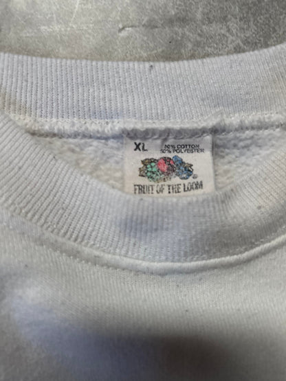 90s Vintage Kansas City Royals Script White Crewneck - XL - XL | Martin City Vintage