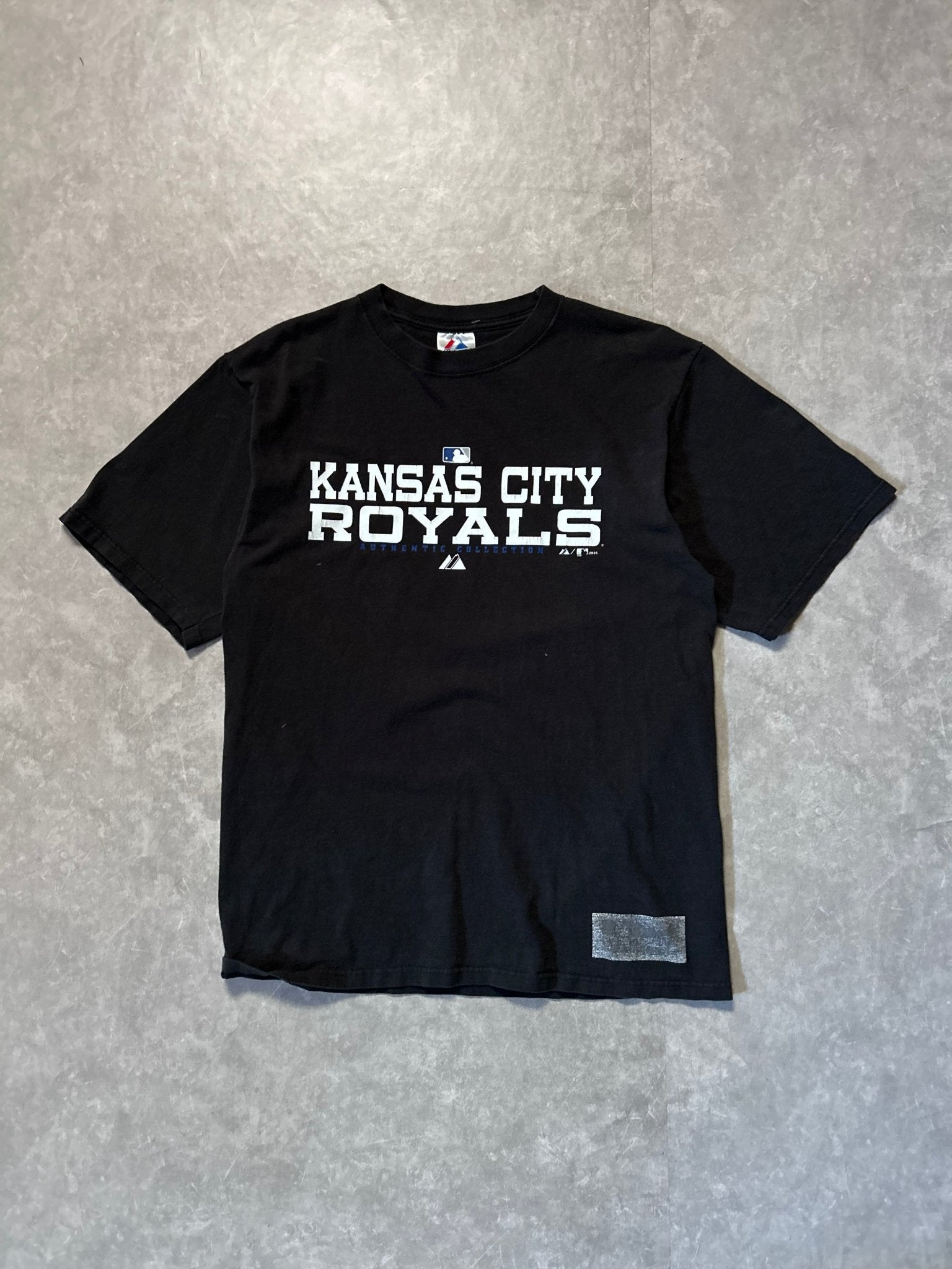 2000s Vintage Kansas City Royals Majestic Black T Shirt - M - M | Martin City Vintage