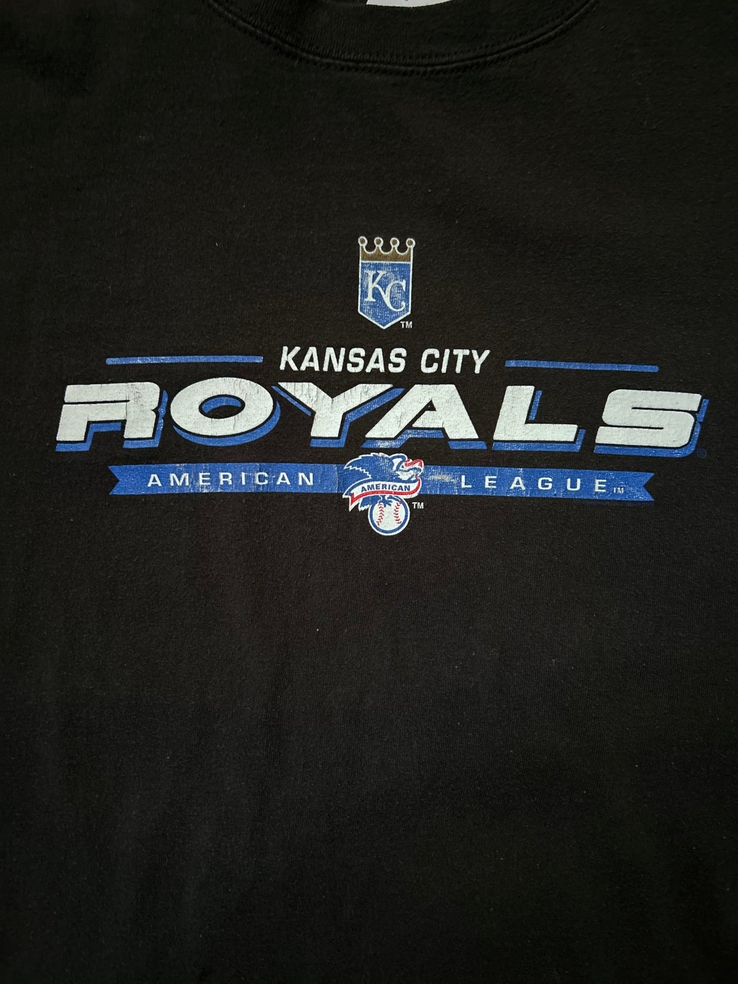 2000s Vintage Kansas City Royals CSA Black T Shirt - XL - XL | Martin City Vintage