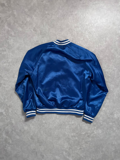 90s Vintage Kansas City Royals Chalk Line Blue Satin Jacket - L - L | Martin City Vintage