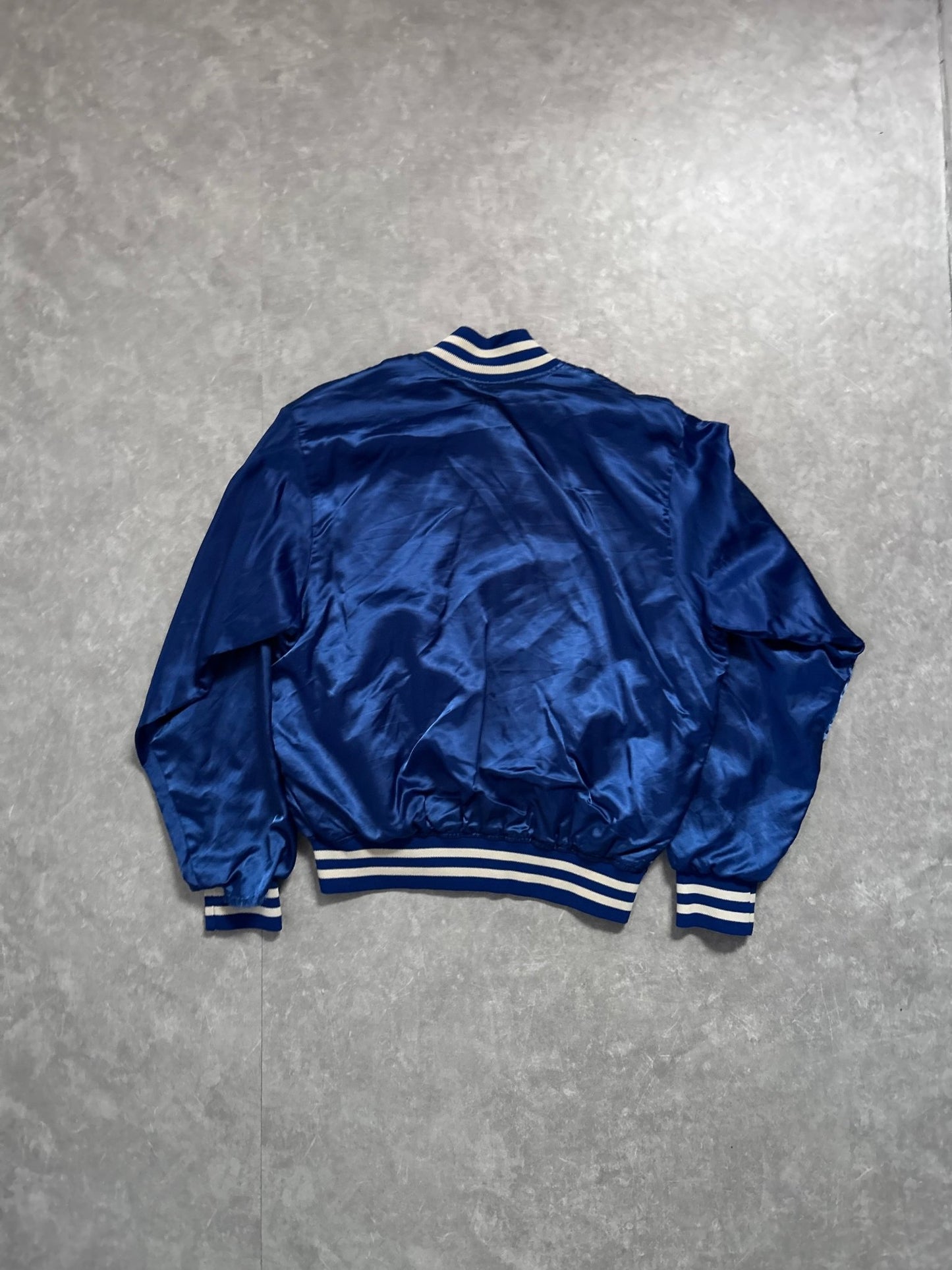 90s Vintage Kansas City Royals Blue Satin Jacket - L - L | Martin City Vintage