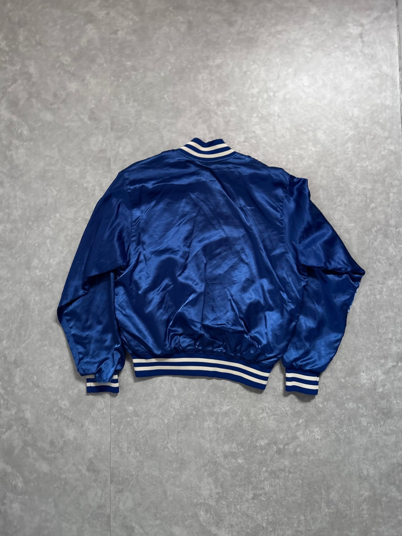 90s Vintage Kansas City Royals Blue Satin Jacket - L - L | Martin City Vintage