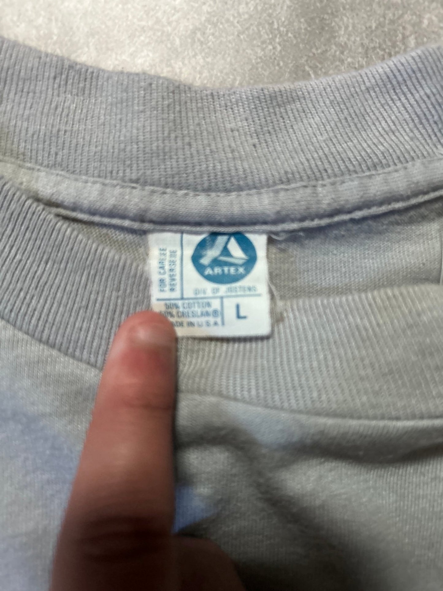 1985 Vintage I - 70 Series Kansas City Royals St. Louis Cardinals World Series Gray T Shirt - L - L | Martin City Vintage