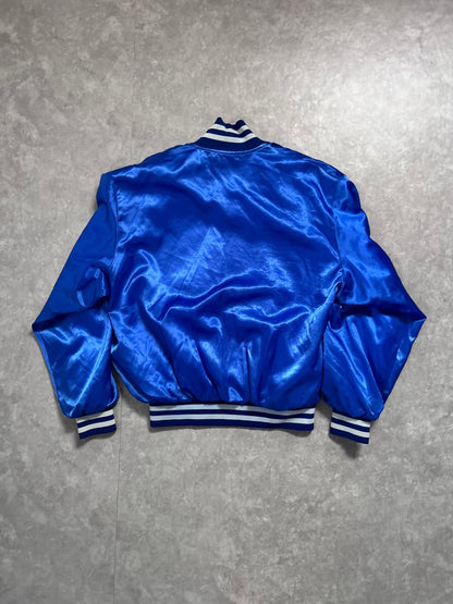 90s Vintage Kansas City Royals Birdie Blue Satin Jacket - L - L | Martin City Vintage