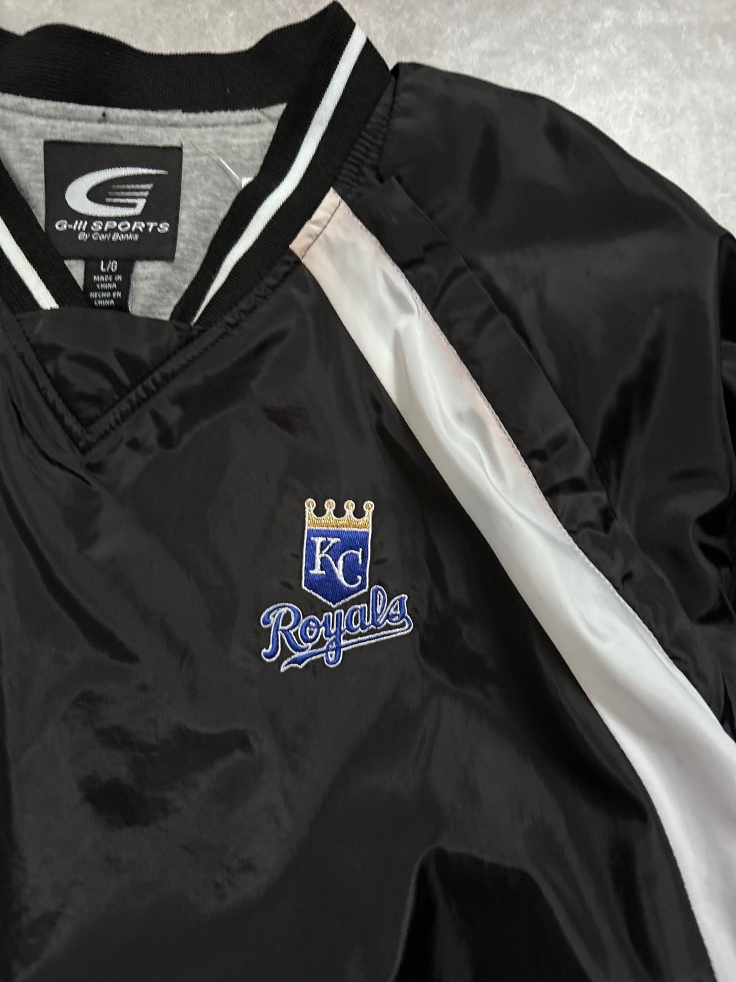2000s Vintage Kansas City Royals Budweiser Black Pullover - L - L | Martin City Vintage