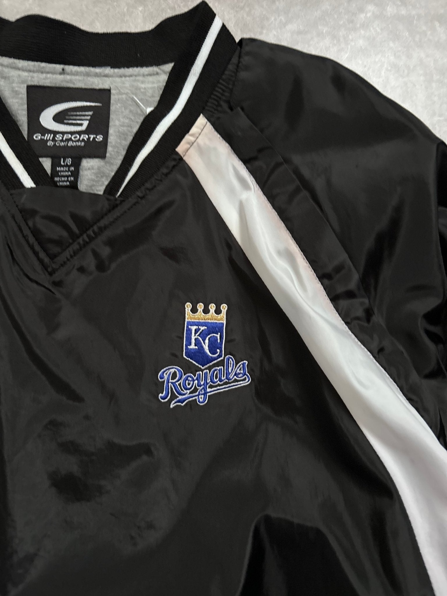 2000s Vintage Kansas City Royals Budweiser Black Pullover - L - L | Martin City Vintage