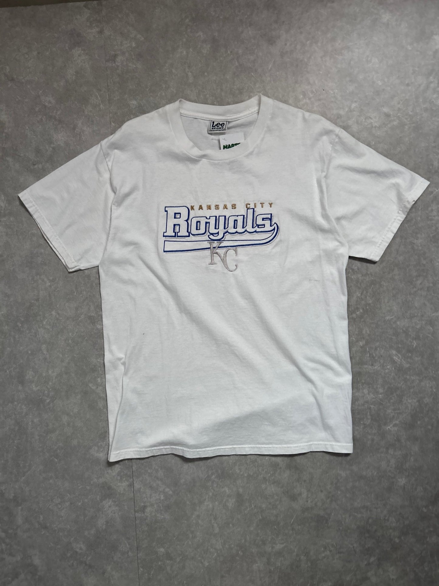 2000s Vintage Kansas City Royals Embroidered White T Shirt - L - L | Martin City Vintage