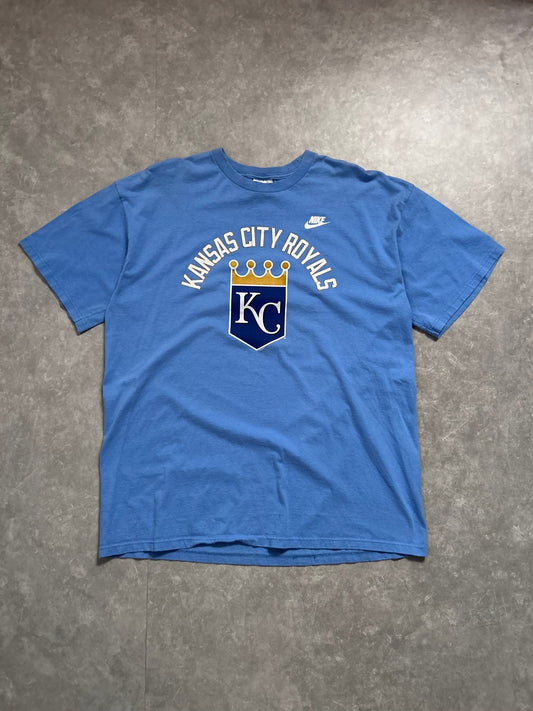 2000s Vintage Kansas City Royals Nike Baby Blue T Shirt - XL - XL | Martin City Vintage
