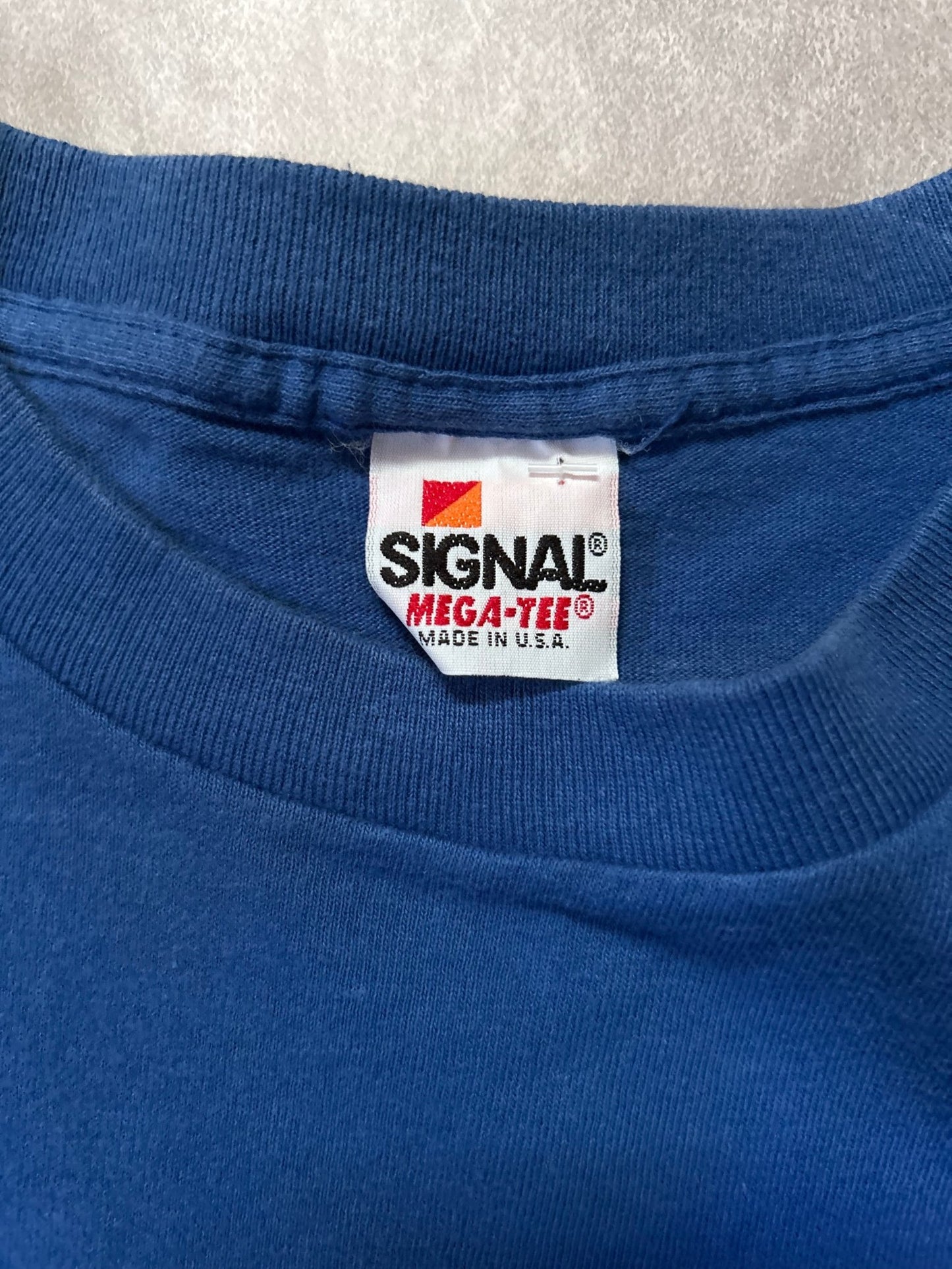 90s Vintage Kansas City Royals Jack Davis Blue T Shirt - L - L | Martin City Vintage